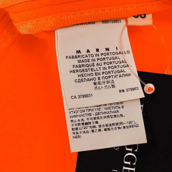 Marni SS/12 Orange Cotton Double-Breasted Blazer - Picture 8 of 10